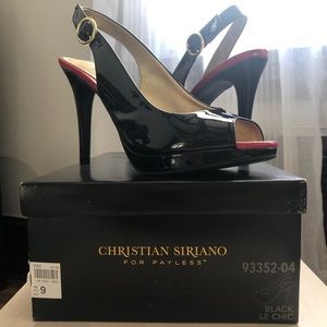 Christian Siriano for Payless peep toe sling back